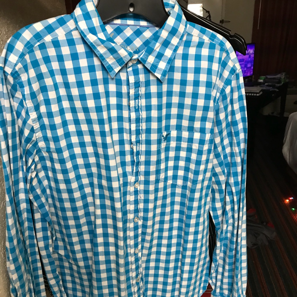 Large American Eagle Button Down